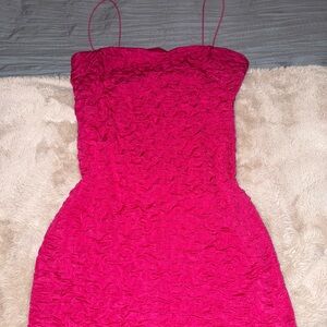 Windsor Pink Sheath Spaghetti Strap Dress